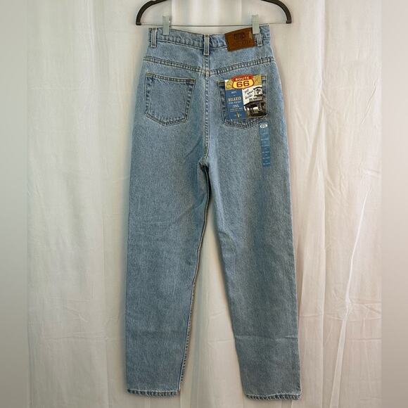 NWT Route 66 Light Wash Relaxed Fit Straight Leg Jeans Waist 25" - Picture 3 of 7